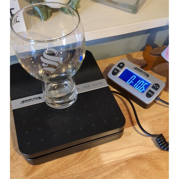 VTG Set 4 Stackable Beer Glasses 14oz MCM Monogram S Retro Barware Glassware - Picture 10 of 10